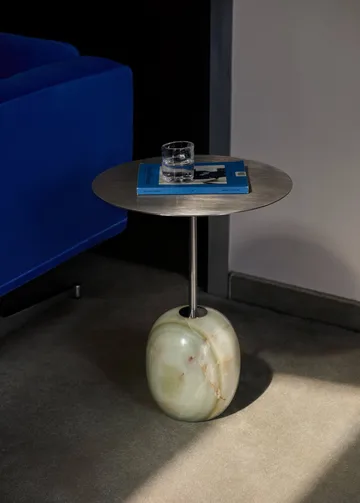 Lato side table LN8 - Deep green-verde grigio, Ø40x50 cm - &Tradition