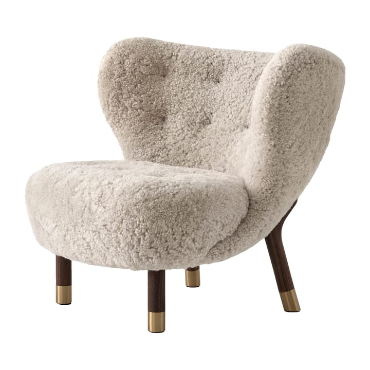 Little Petra VB1 arm chair Limited Edition, Walnut. brass-Moonlight &Tradition