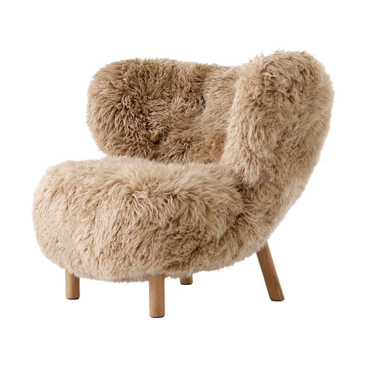 Little Petra VB1 armchair - Oiled oak-Sheepskin honey - &Tradition