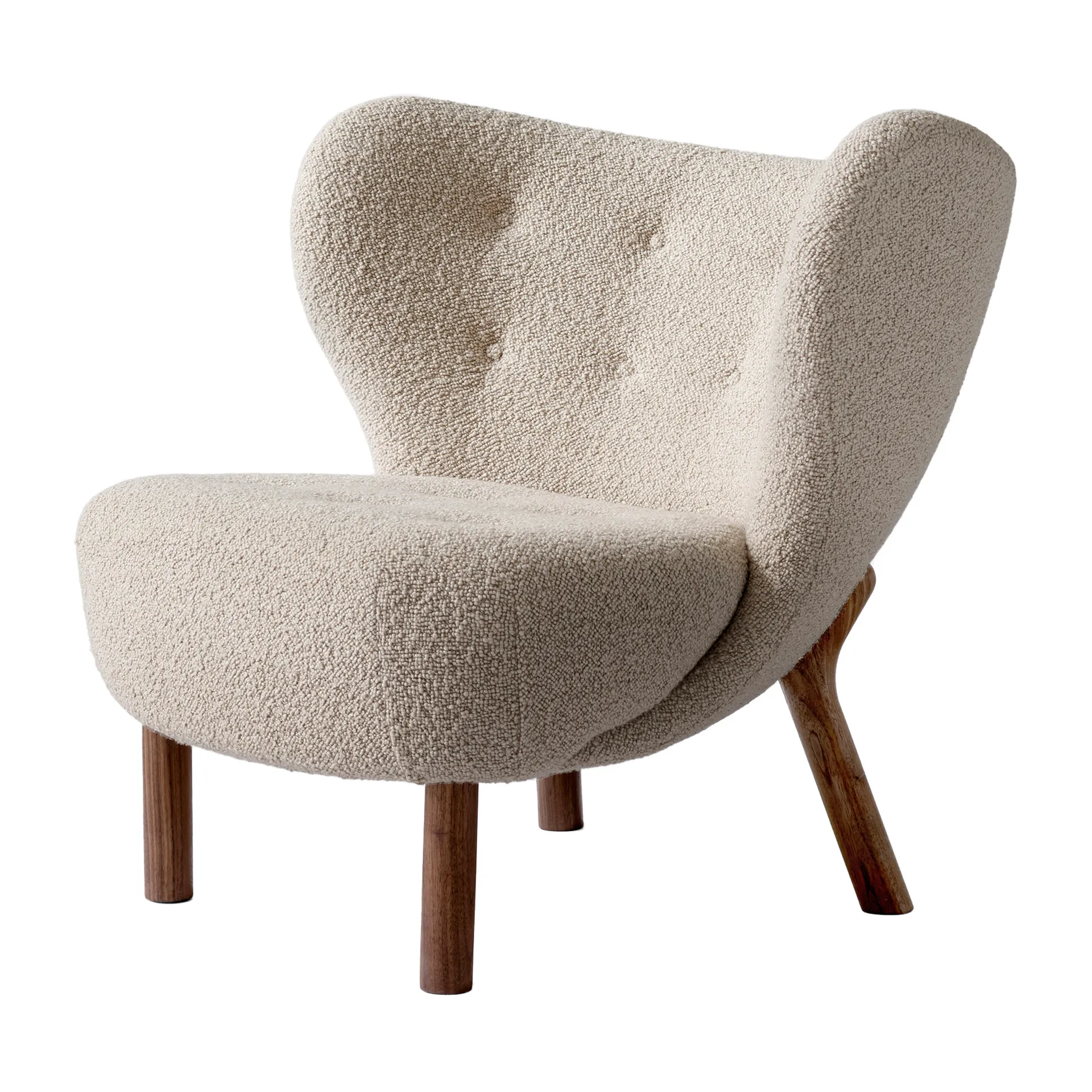 Little Petra VB1 armchair, Oiled walnut-Karakorum 003 &Tradition