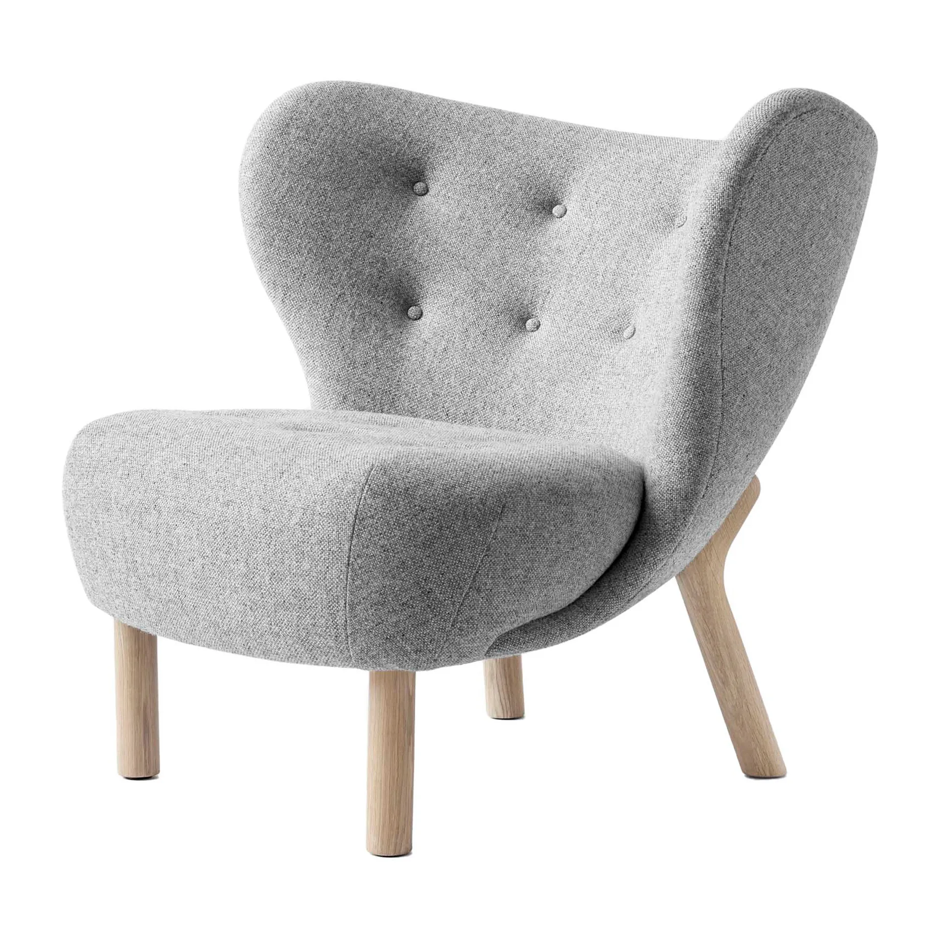 Little Petra VB1 armchair, White oiled oak-Hallingdal &Tradition