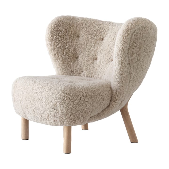 Little Petra VB1 armchair - White oiled oak-Moonlight - &Tradition