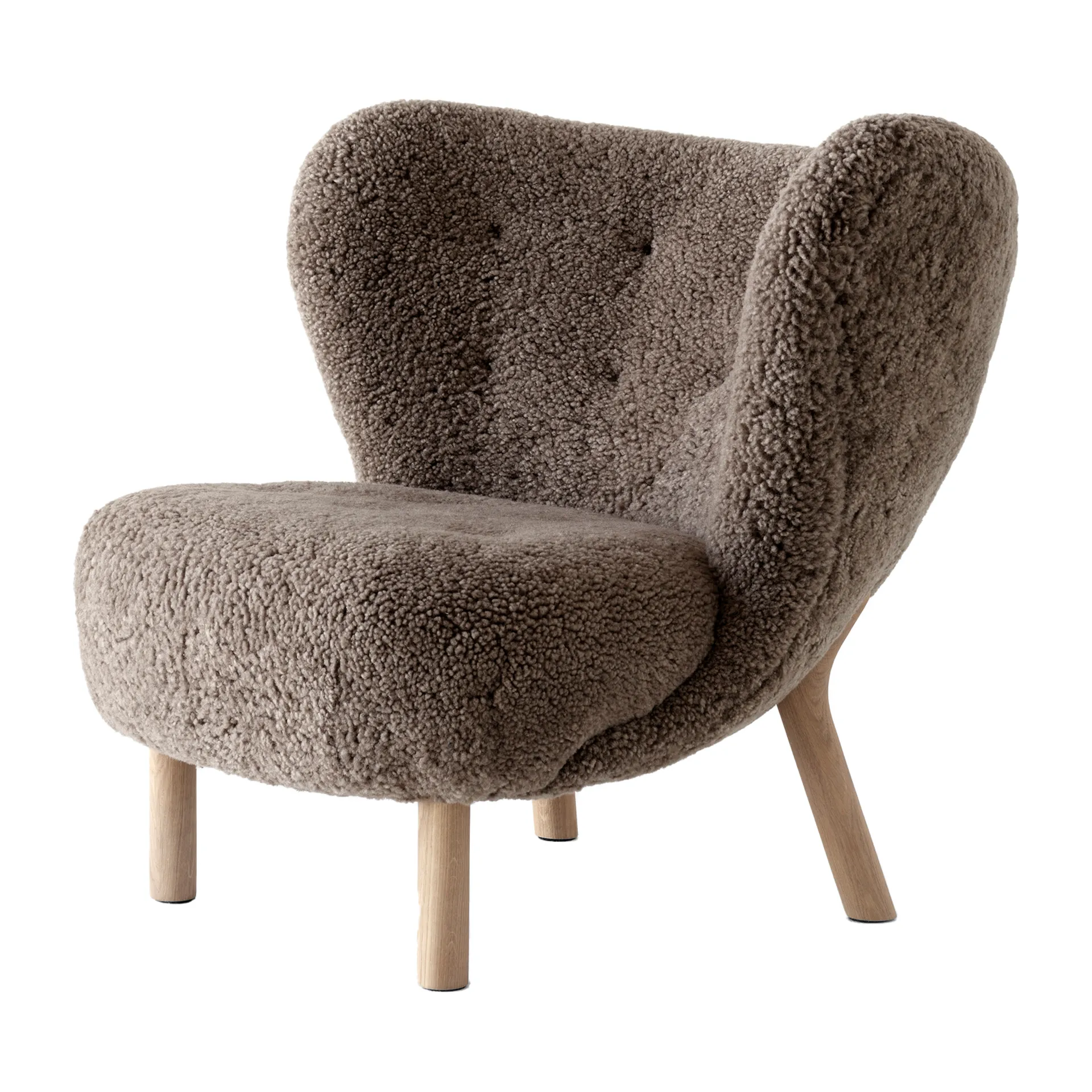 Little Petra VB1 armchair, White oiled oak - Sahara &Tradition