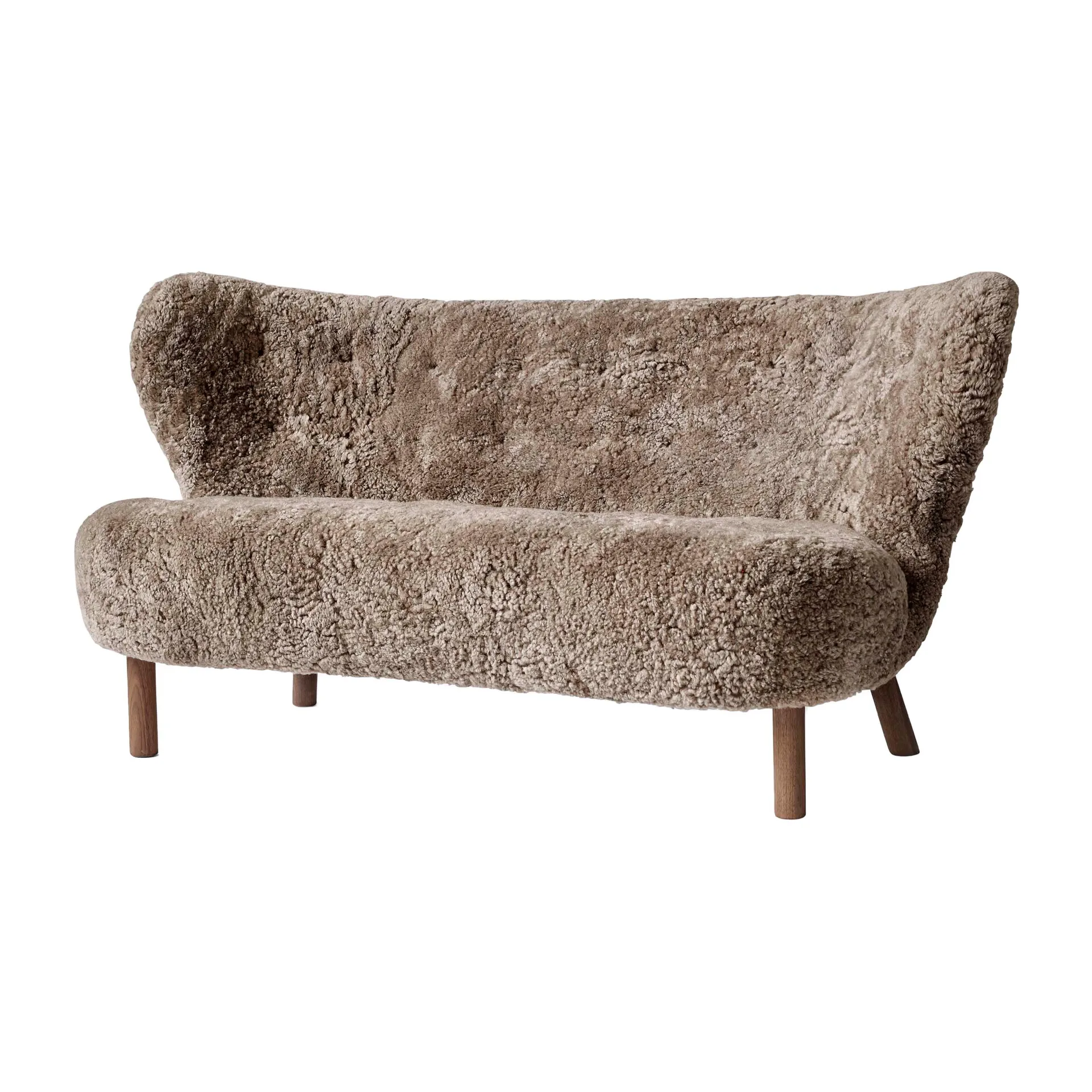 Little Petra VB2 sofa, Oiled walnut-Sahara &Tradition