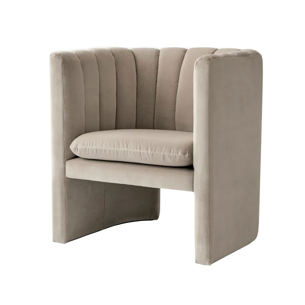 Loafer SC23 armchair, Fabric Ritz ivory &Tradition