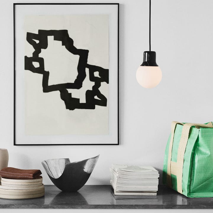 Mass Light NA5 Pendant - Black marble/white, nero marquina - &Tradition