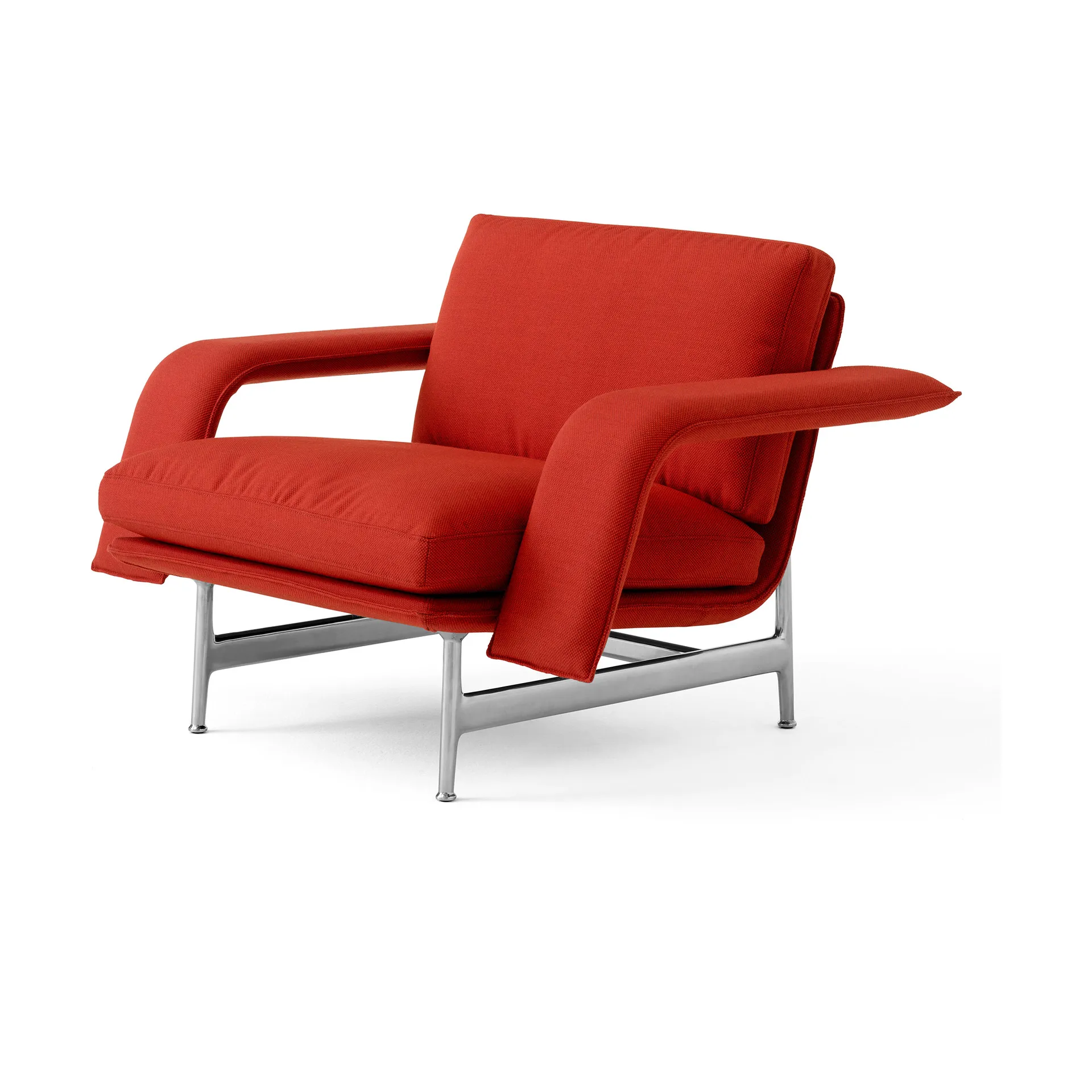 Meantime AV29 lounge chair, Pol. aluminium-Fiord 0571 &Tradition