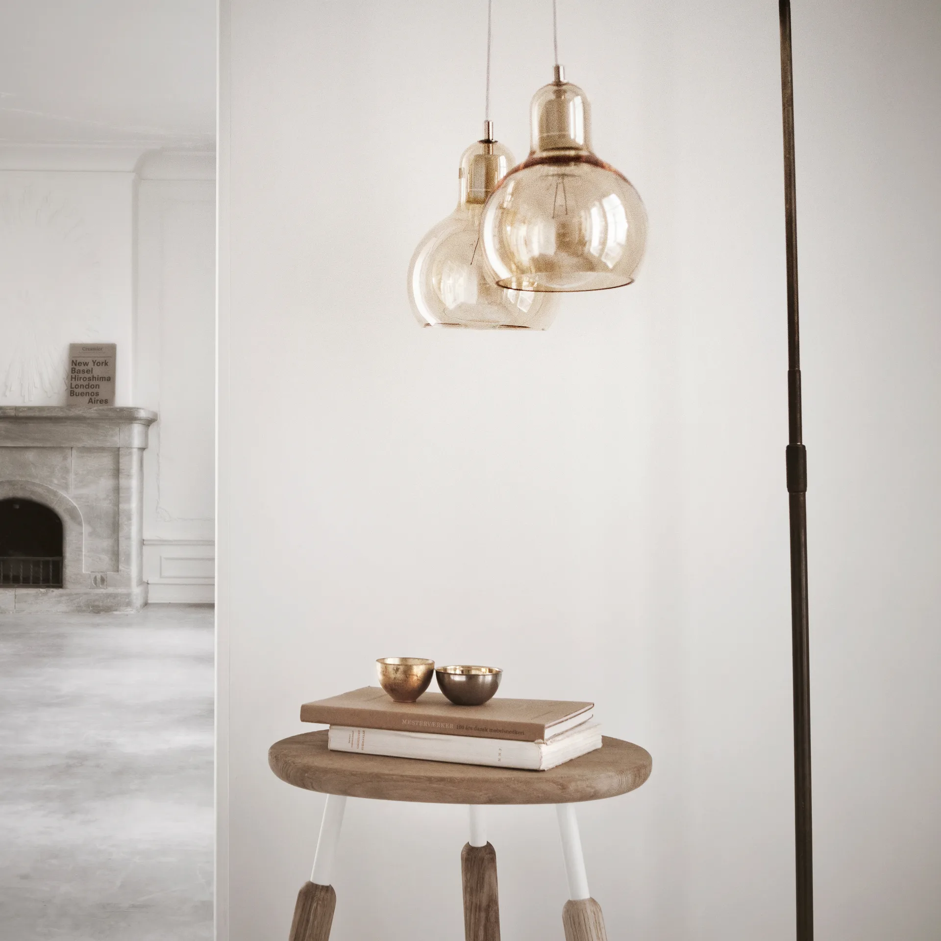Mega Bulb, Guld-clear cord &Tradition