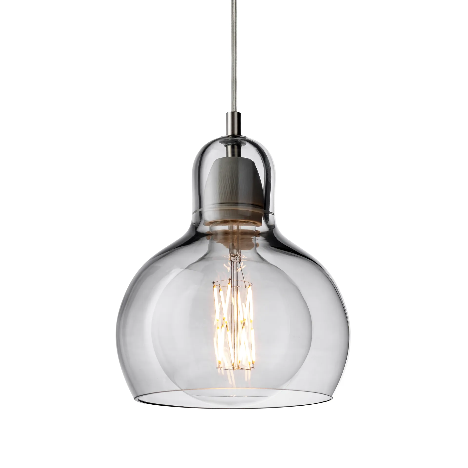 Mega Bulb, Silver-clear cord &Tradition