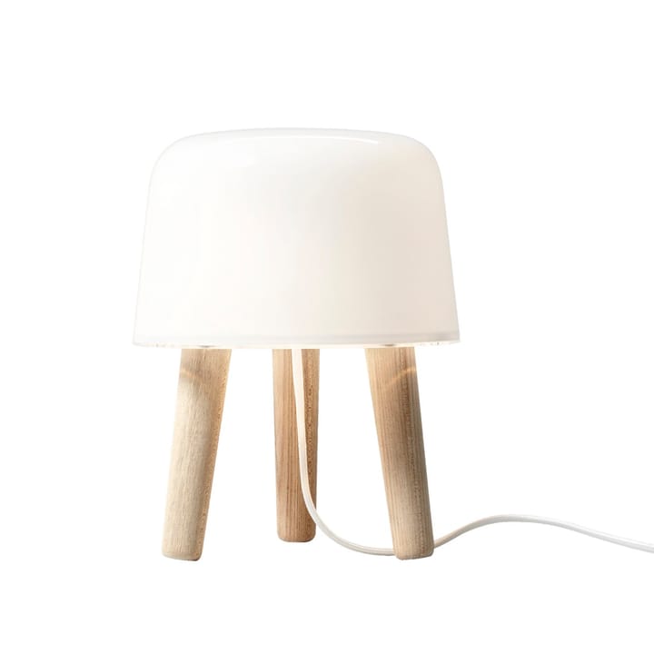 Milk floor lamp - lamp with white cord - &Tradition