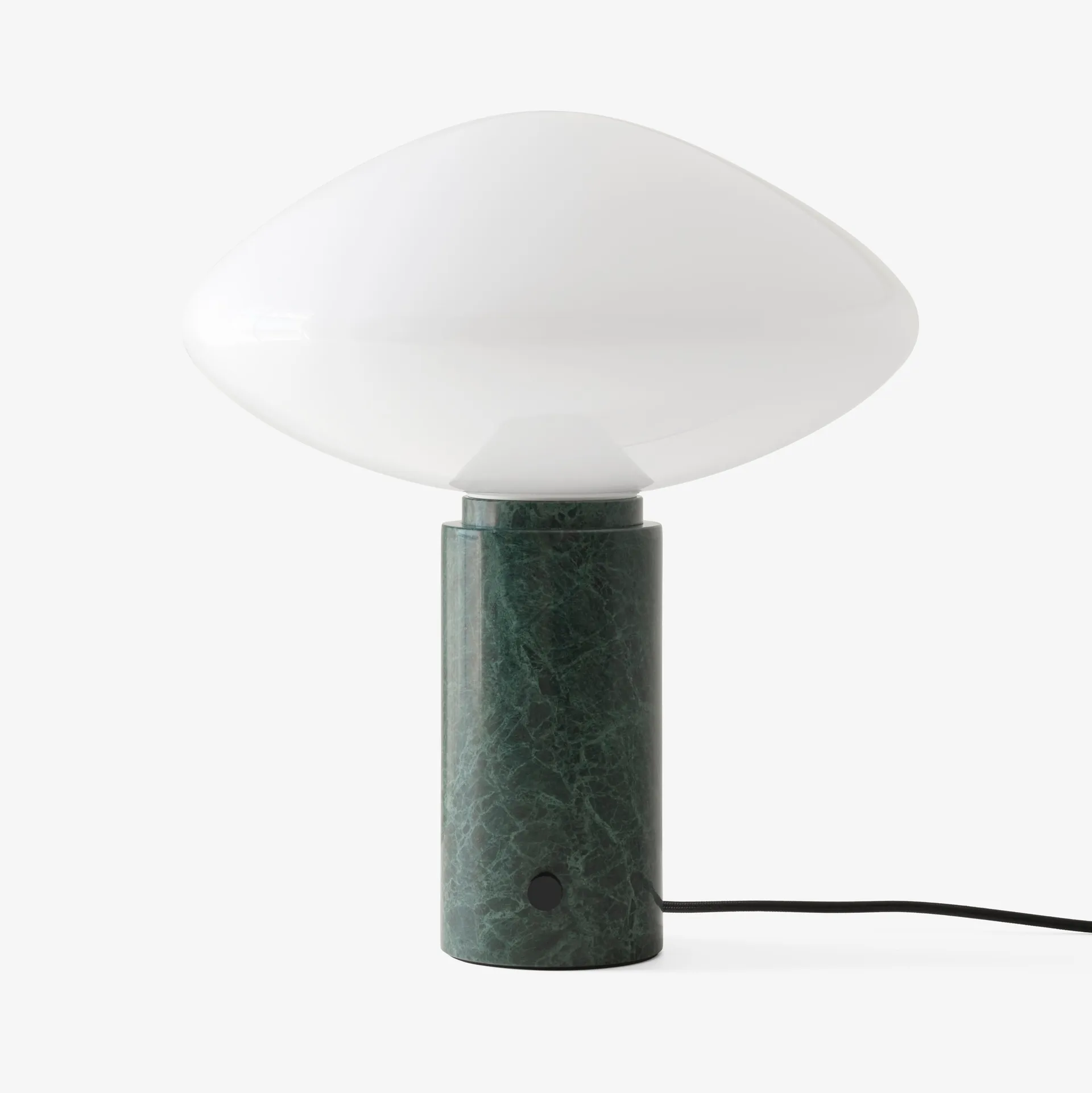 Mist AP17 table lamp Ø37 cm, Matt White & Guatemala Verde &Tradition