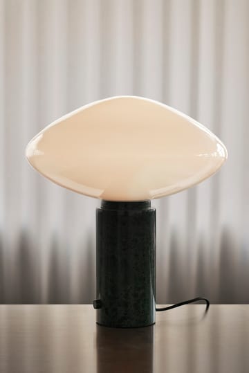 Mist AP17 table lamp Ø37 cm - Matt White & Guatemala Verde - &Tradition