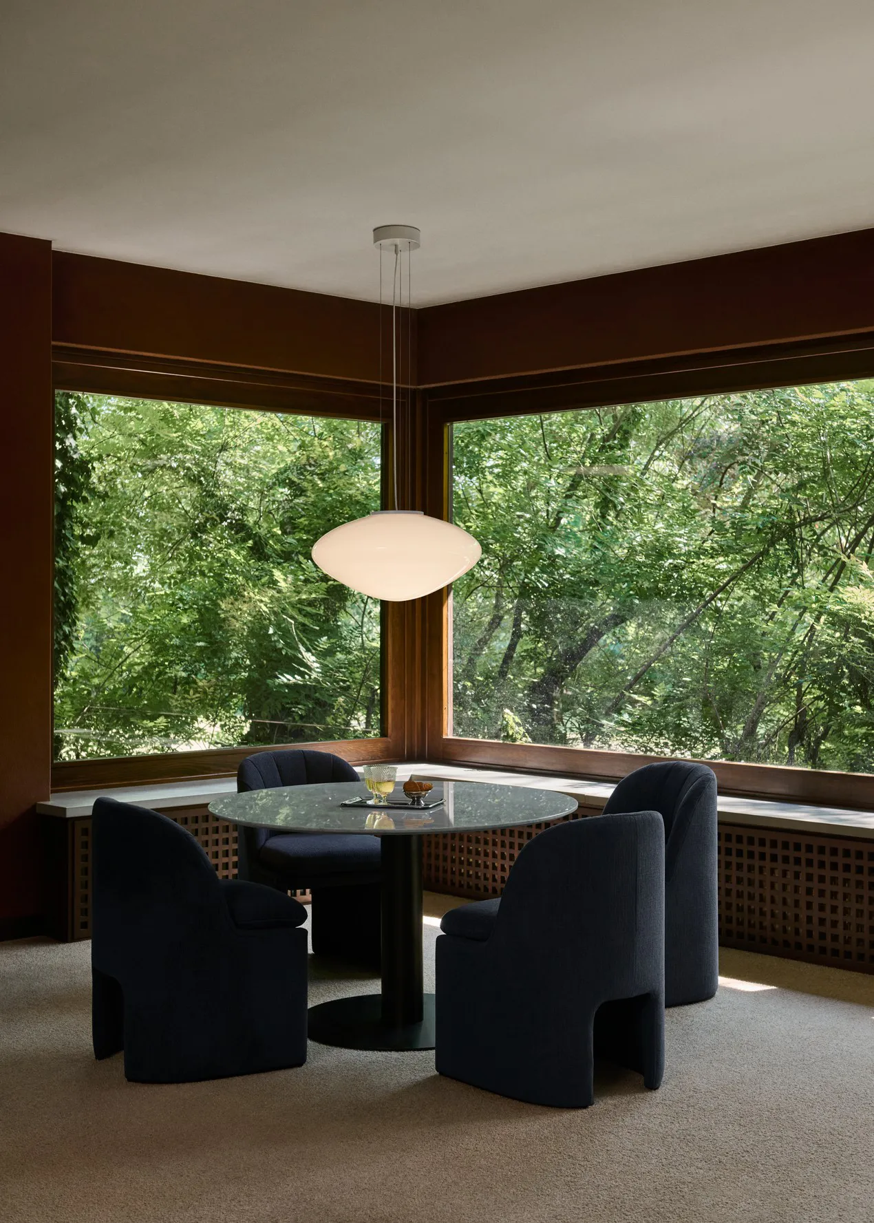 Mist AP20 pendant lamp Ø56 cm, White-opal glass &Tradition