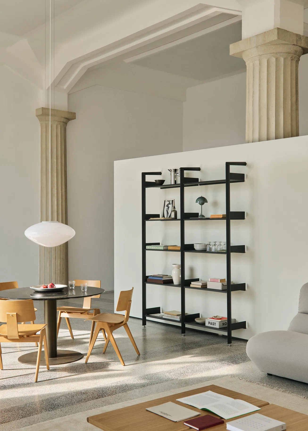 Mist AP20 pendant lamp Ø56 cm, White-opal glass &Tradition