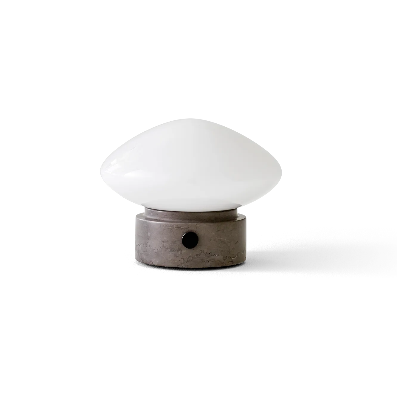 Mist AP21 portable lamp 12 cm, Grigio Caldo-opal glass &Tradition