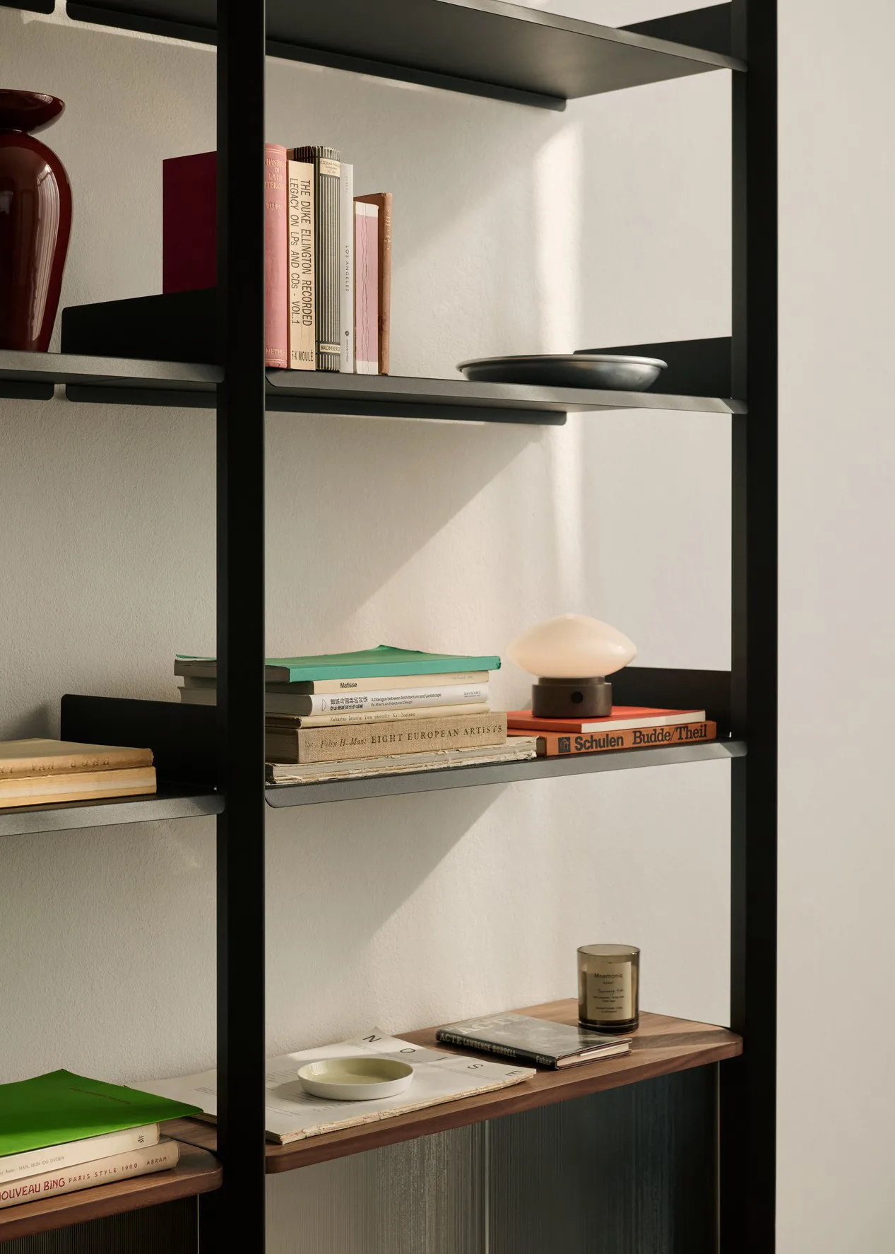 Mist AP21 portable lamp 12 cm, Grigio Caldo-opal glass &Tradition