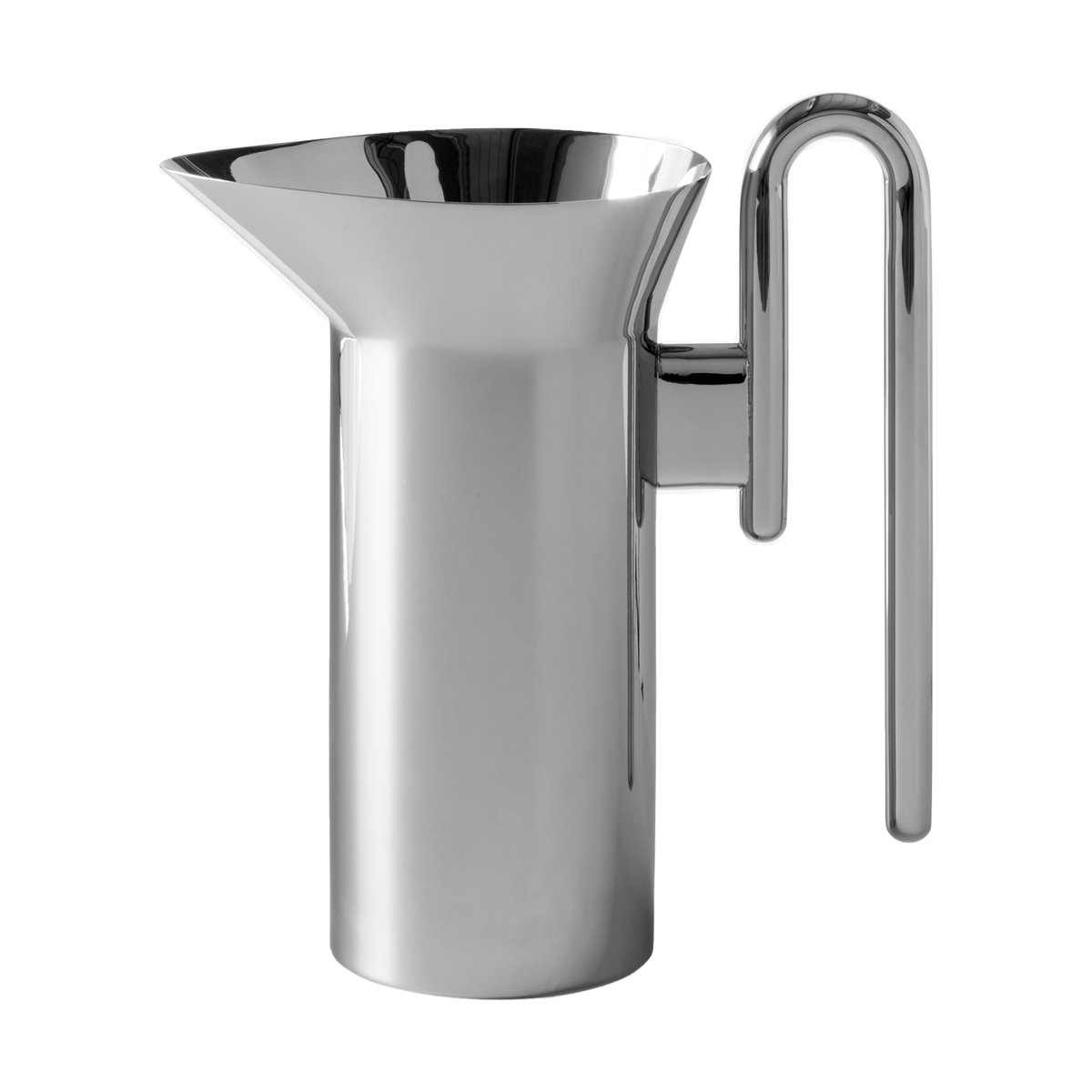 &Tradition Momento JH38 pot 1 liter Polished Steel | Scandinavian Design | Water jugs and carafes | Silver-coloured