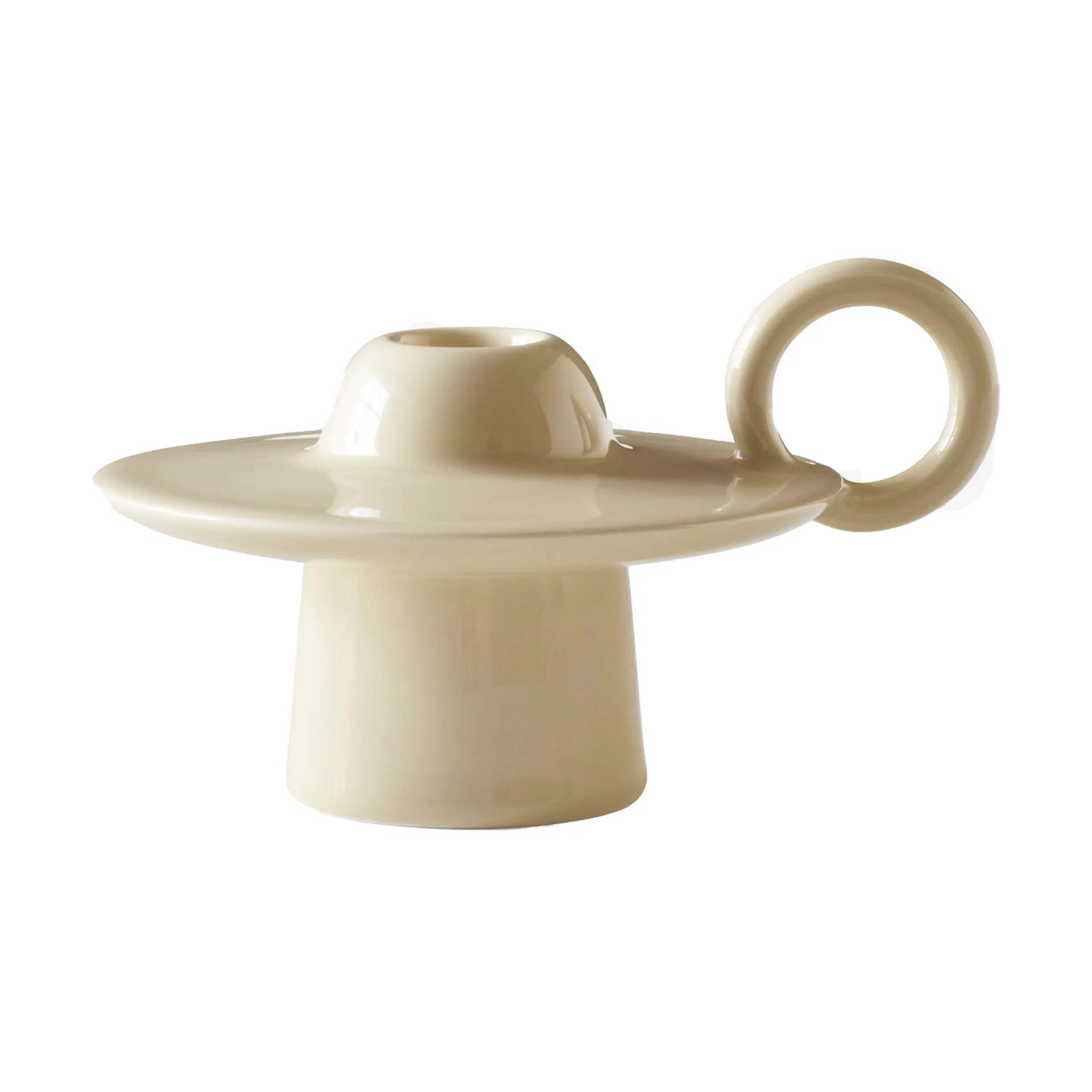 Momento JH39 candle holder, Ivory &Tradition