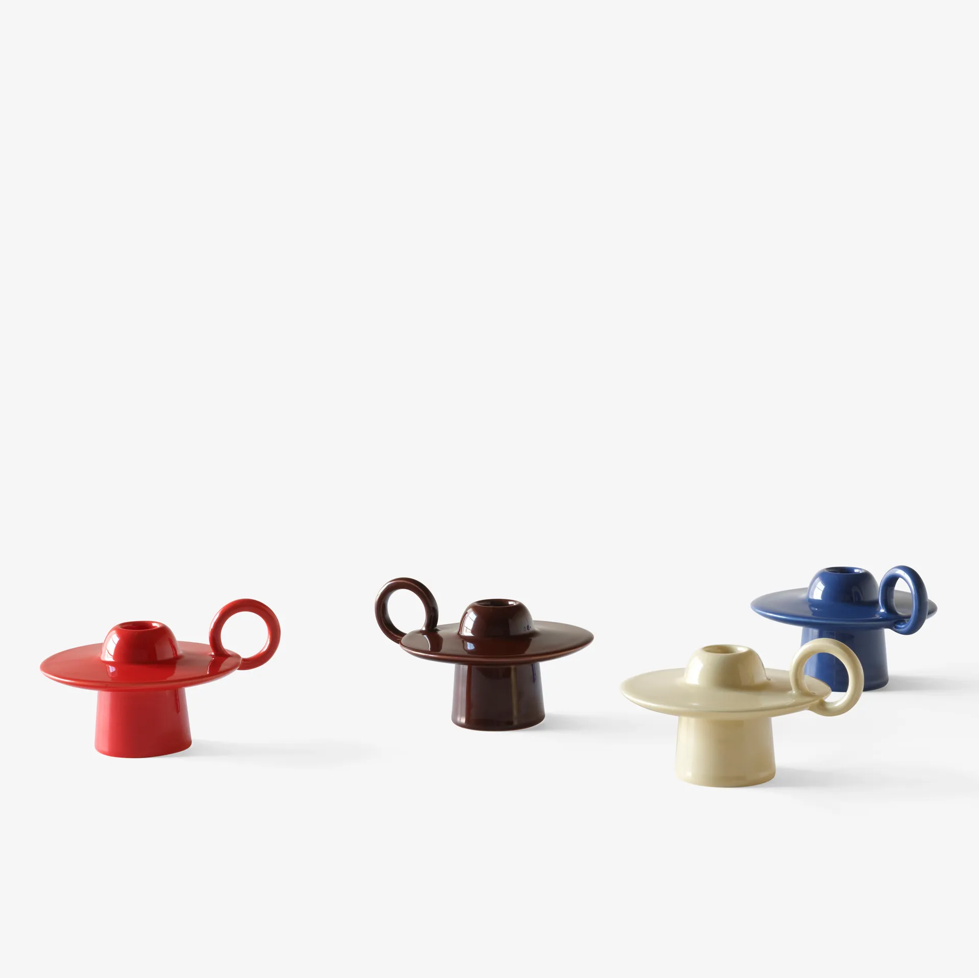 Momento JH39 candle holder, Ivory &Tradition