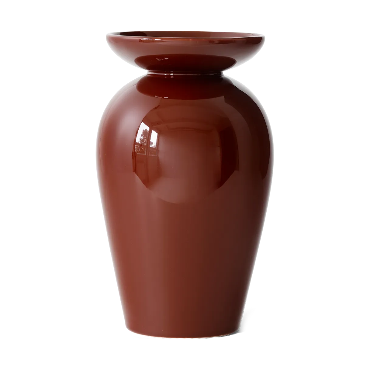 Momento JH47 vase 24 cm, Red brown &Tradition