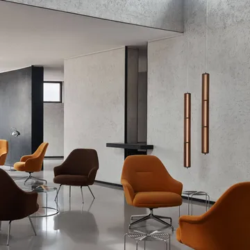 Numbra TY1 pendant lamp - Lacquered oak-tumbled aluminium - &Tradition
