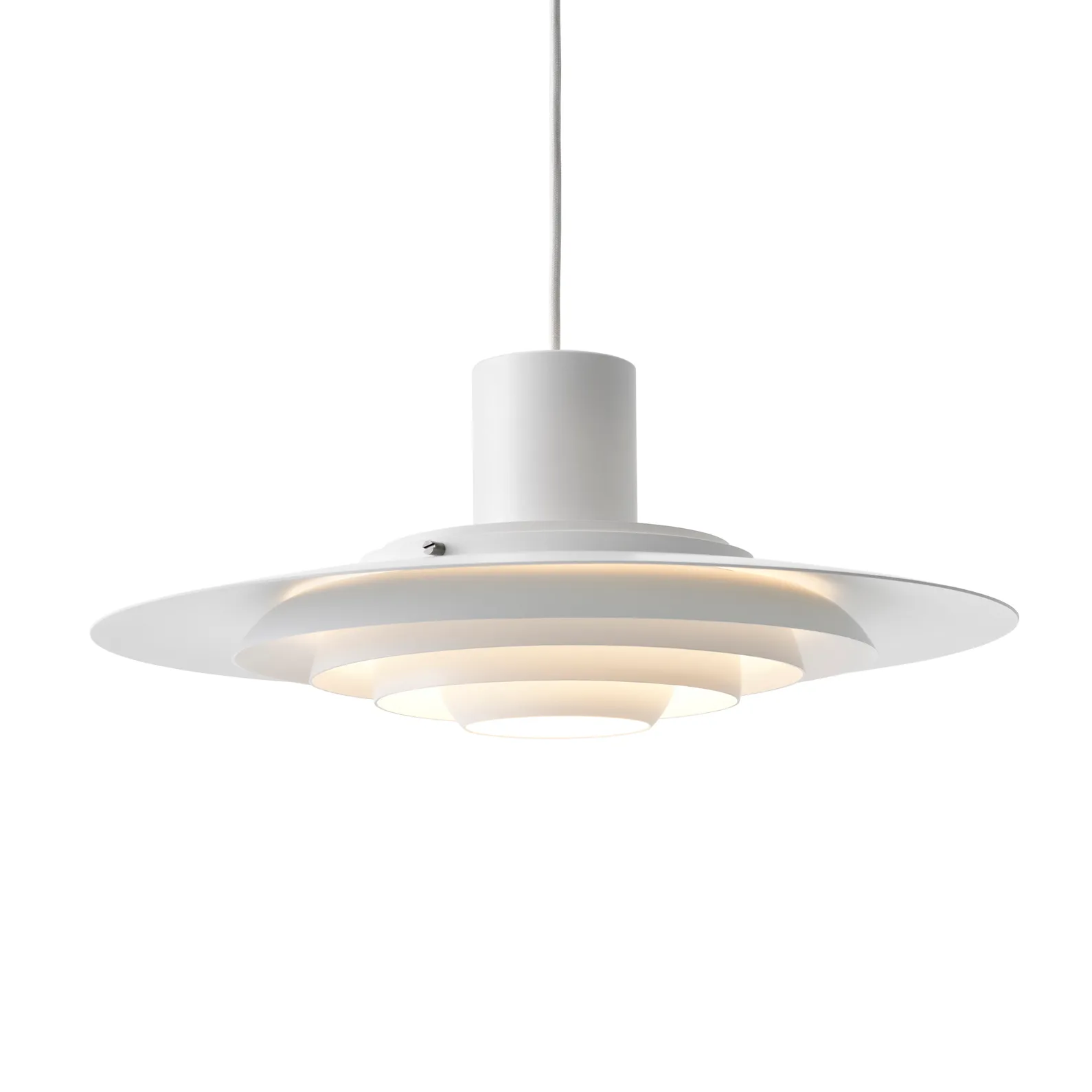 P376 ceiling lamp KF1, Matte white &Tradition