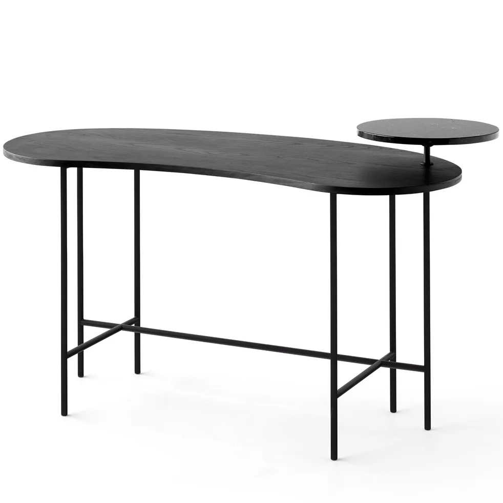 &Tradition Palette writing table JH9 Black-black | Scandinavian Design | Desks | Black