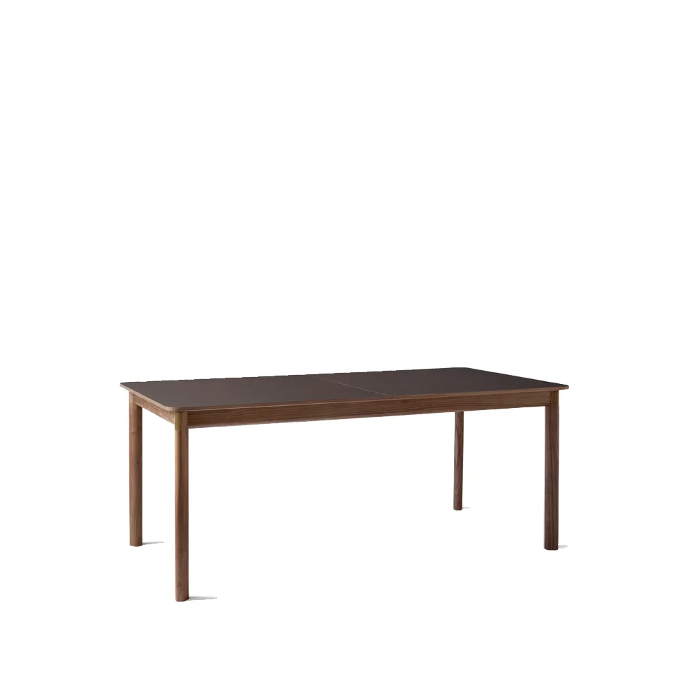 &Tradition Patch HW1 dining table Cacao orinoco. oiled walnut stand