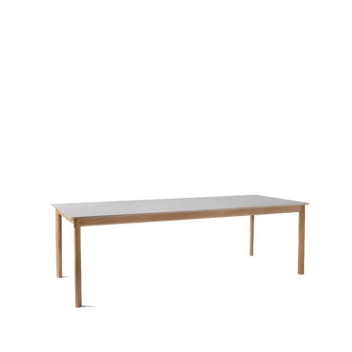 Patch HW2 dining table - Beige arizona. white oiled oak stand - &Tradition