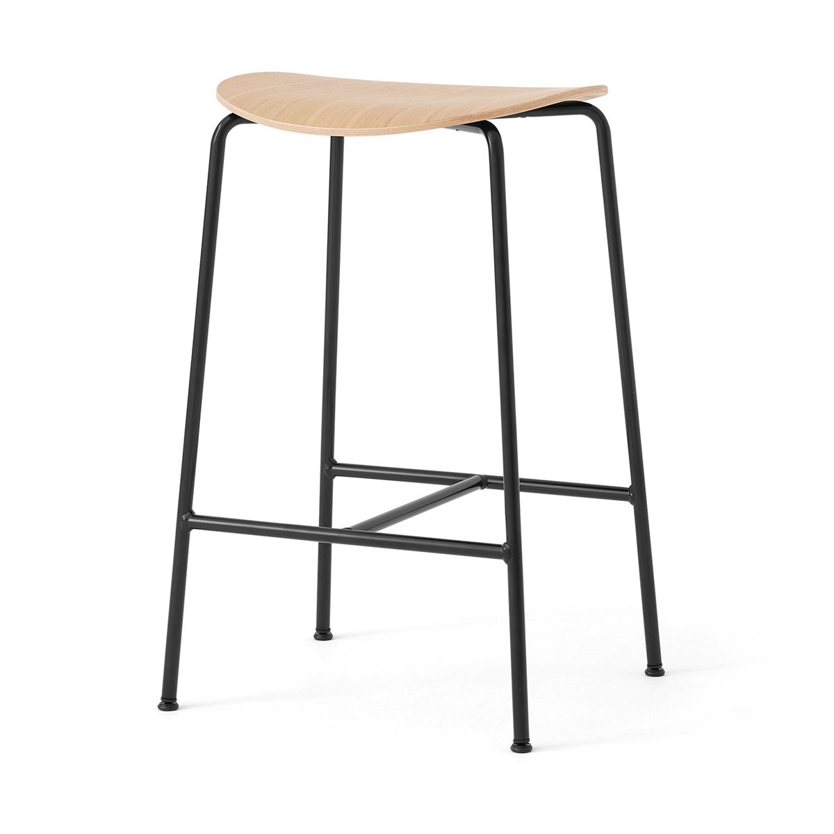 &Tradition Pavilion AV37 counter stool 68 cm Black-lacquered oak