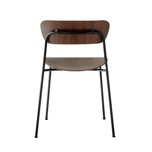 Pavilion chair AV1, Coated walnut &Tradition