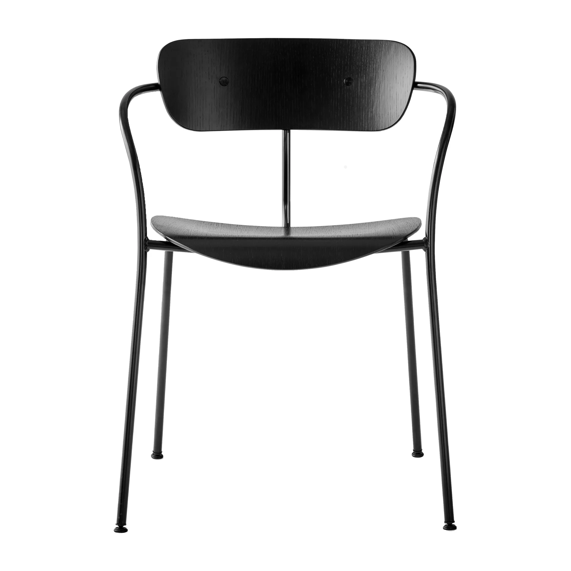 Pavilion chair AV2, Black lacquered oak &Tradition