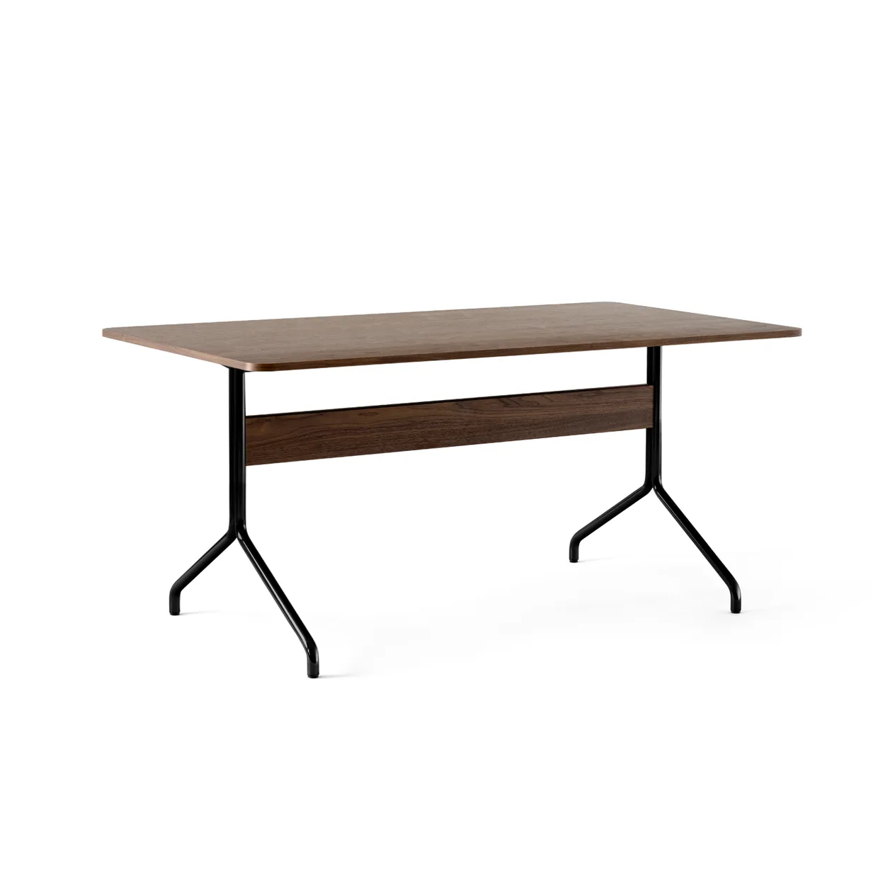 &Tradition Pavilion dining table AV18 160x90 cm Walnut-black frame
