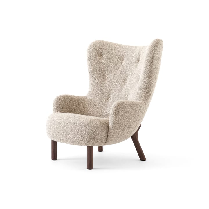 Petra VB3 high armchair - Oiled Walnut-Karakorum 003 - &Tradition