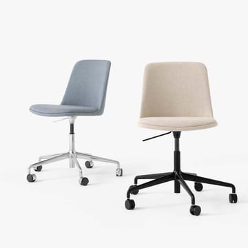 Rely HW31 office chair - Hallingdal 200-aluminium base - &Tradition