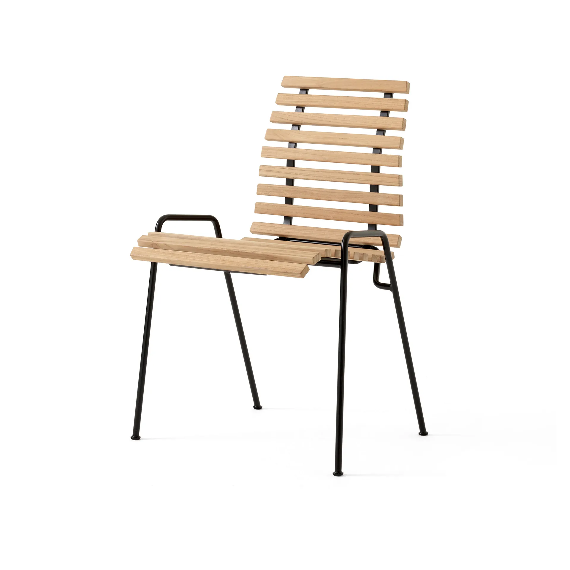 RFH RD4 terrace side chair, Teak black &Tradition