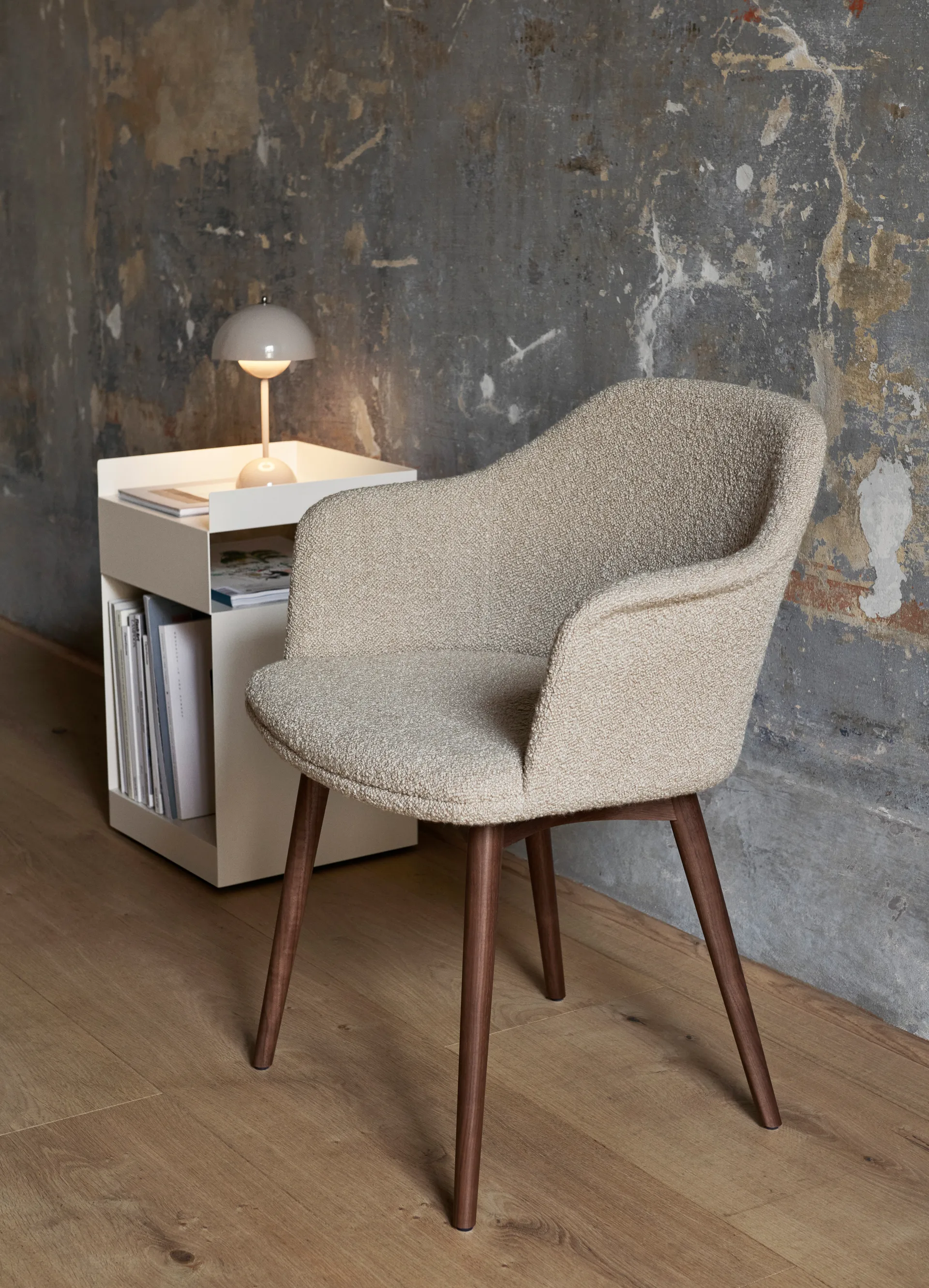 Rotate SC73 serving trolley ivory, Ivory &Tradition