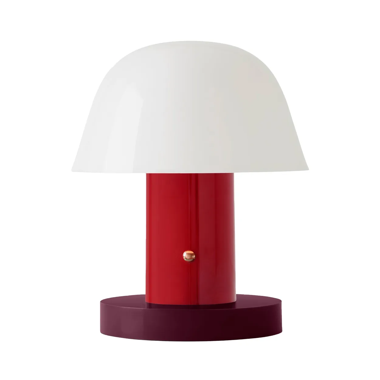 &Tradition Setago JH27 table lamp Maroon-grape | Scandinavian Design | Desk & table lamps | Red