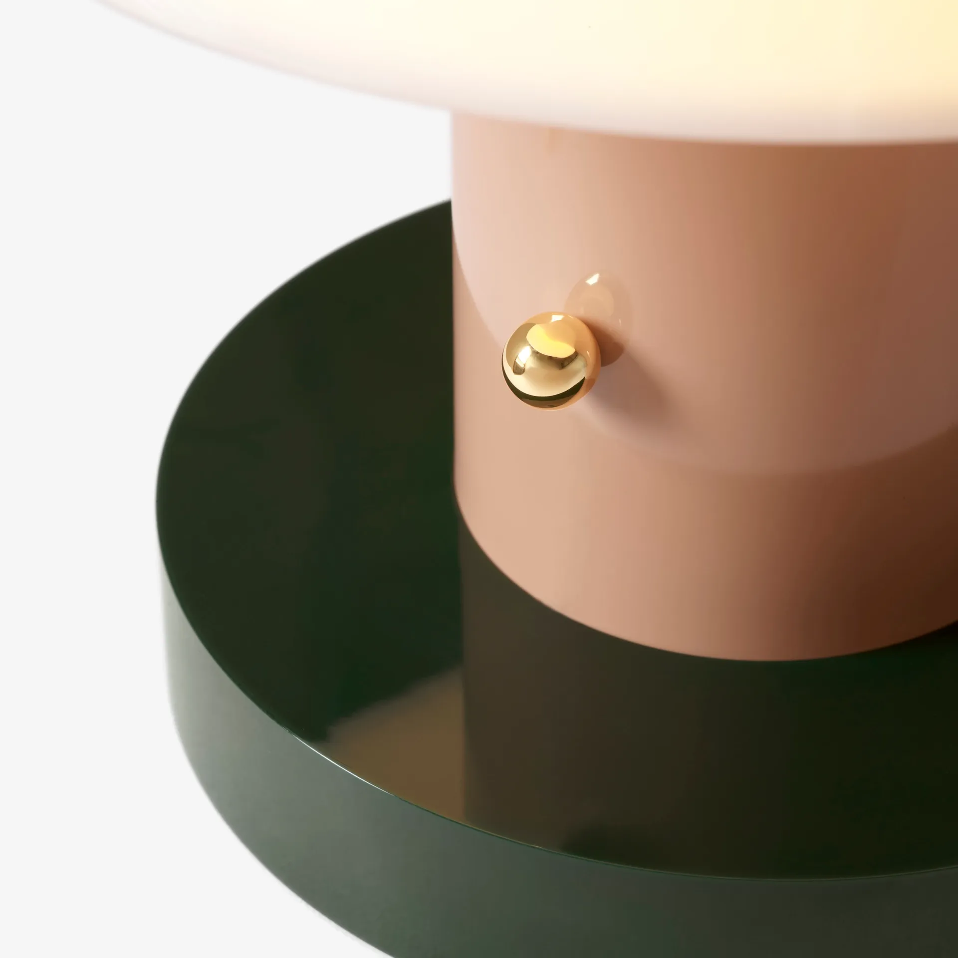 Setago JH27 table lamp, nude-forest &Tradition