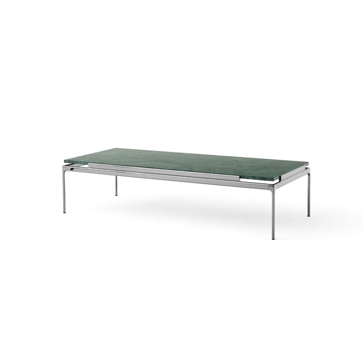 Sett LN12 coffee table - Verde guatemala-dark chrome - &Tradition