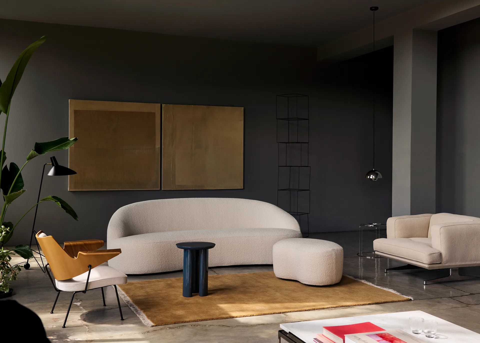 The Moor AP18 rug 170x240 cm, Golden brown &Tradition