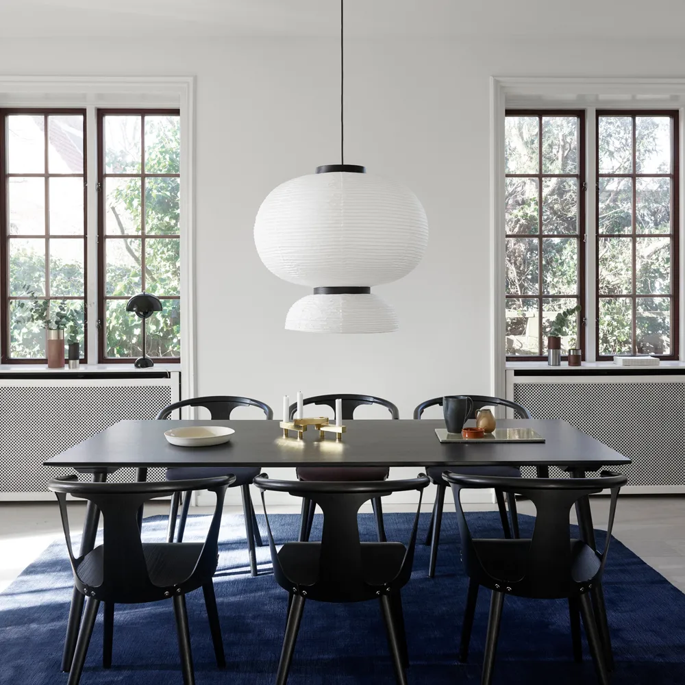 The Moor Rug AP8 rug, Midnight blue &Tradition