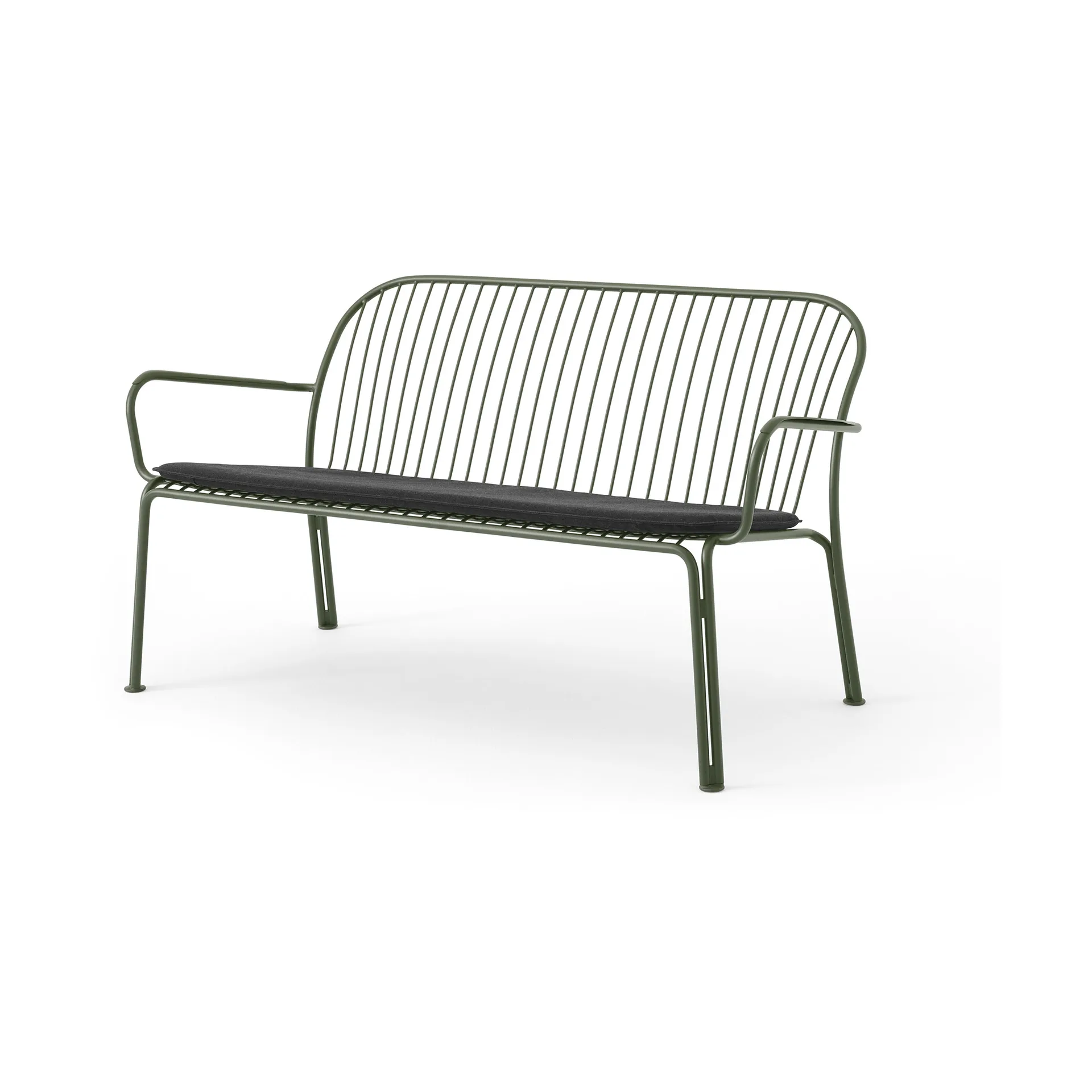 Thorvald bench SC111 seat cushion, Heritage char, 121.5 cm &Tradition