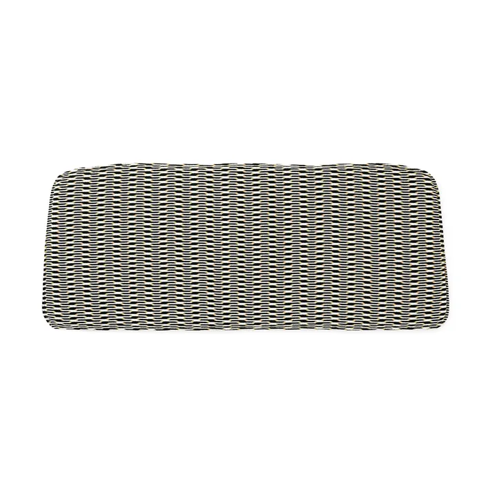 Thorvald bench SC111 seat cushion - Marquetry bora, 121.5 cm - &Tradition