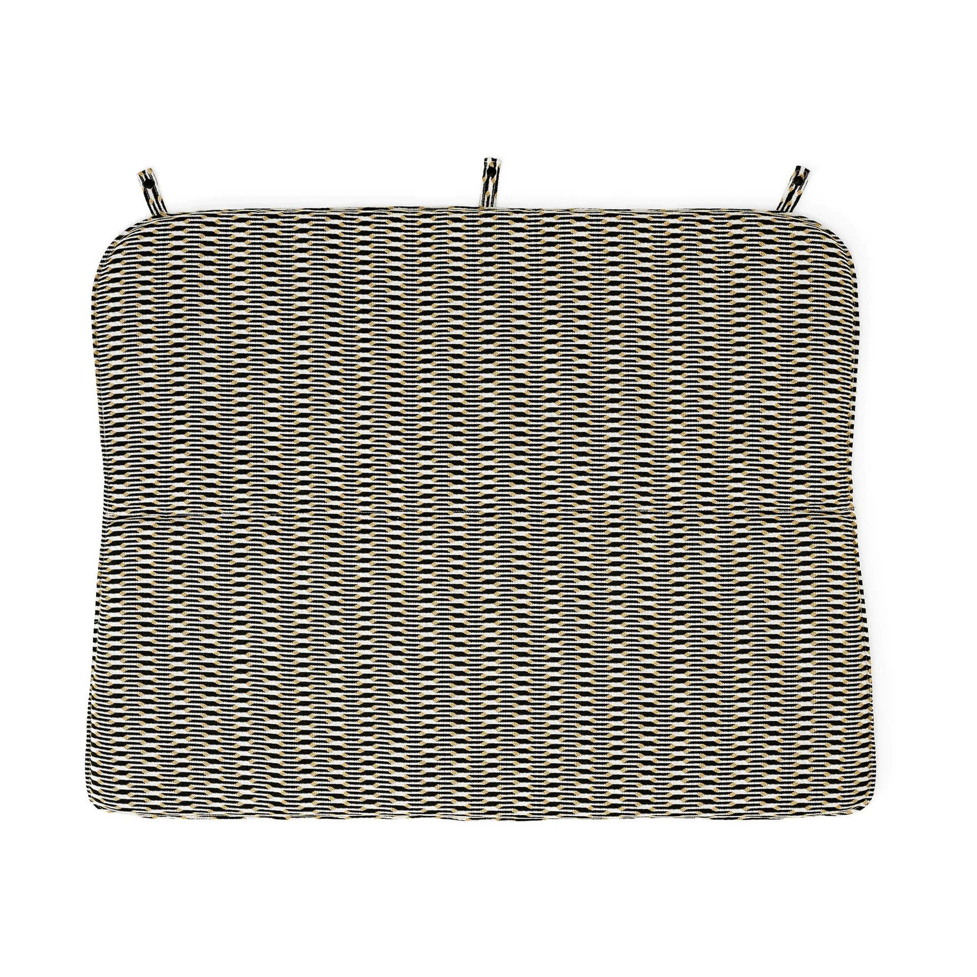 Thorvald bench SC111 seat cushion, Marquetry bora, 122.5 cm &Tradition