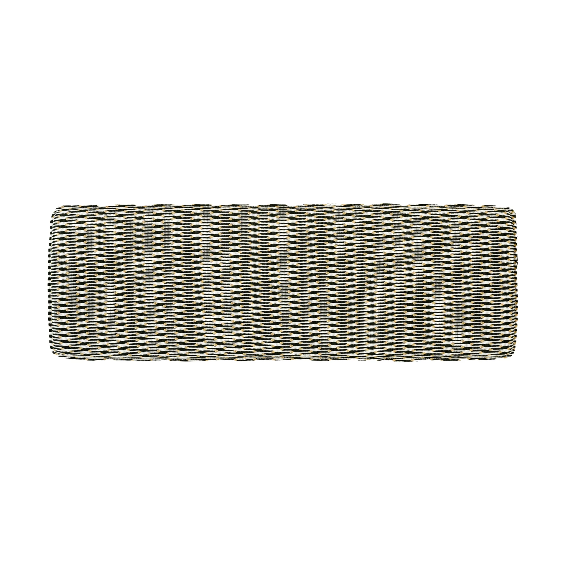 Thorvald bench SC112 seat cushion, Marquetry bora, 118 cm &Tradition