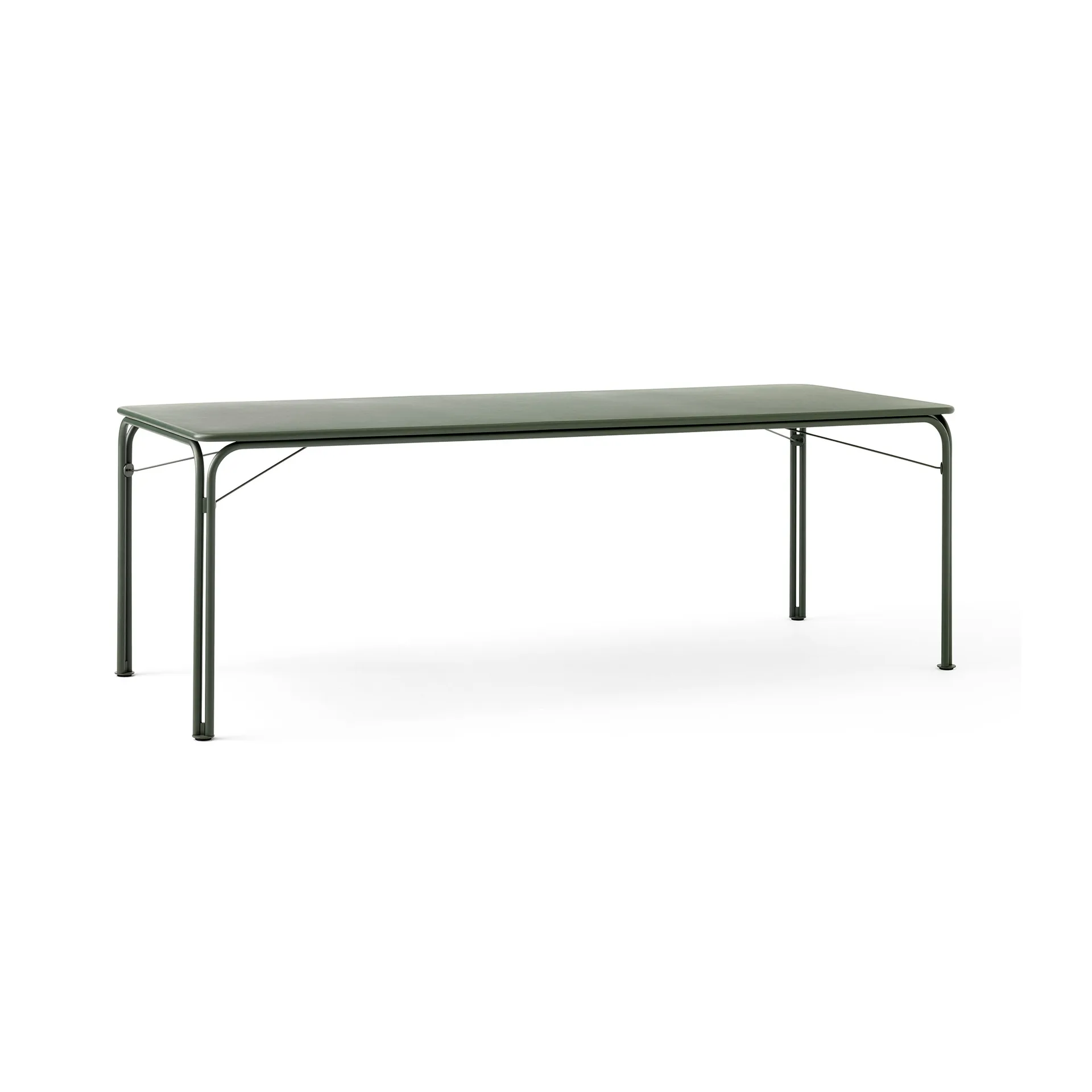 Thorvald Outdoor SC99 dining table 220 cm, Bronze green &Tradition