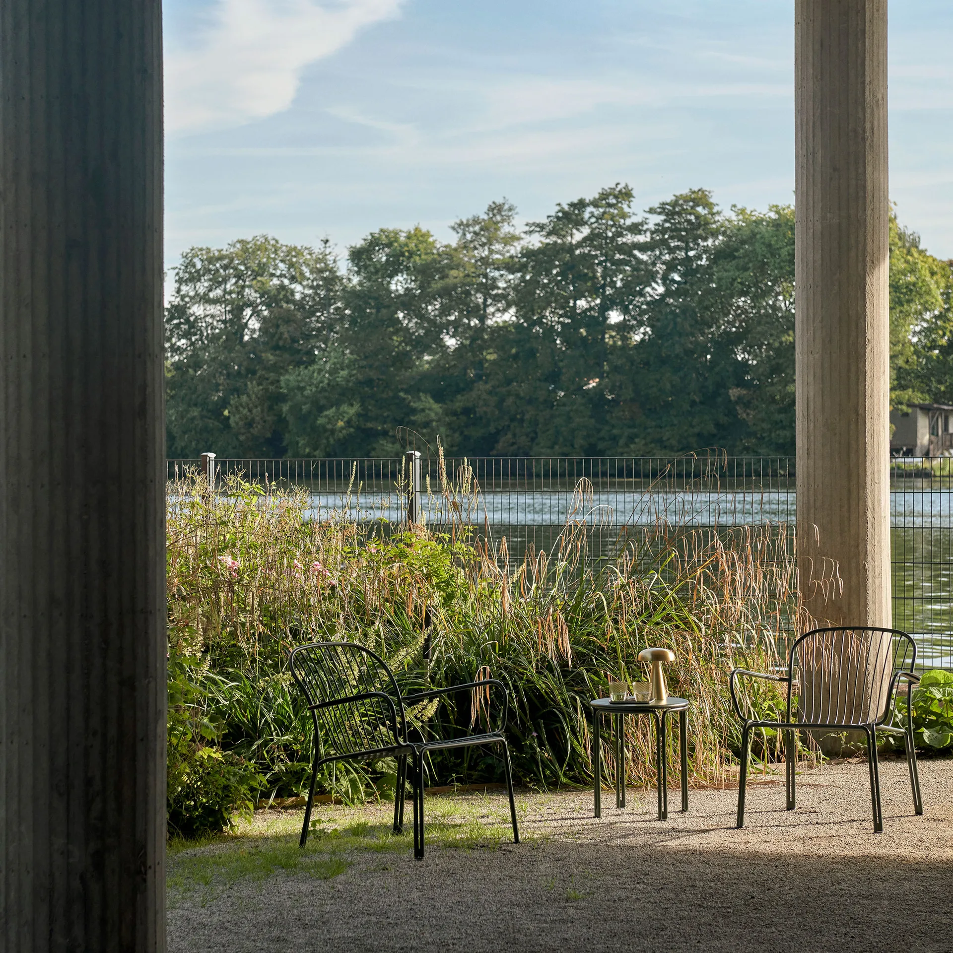 Thorvald SC101 lounge chair, Bronze green &Tradition