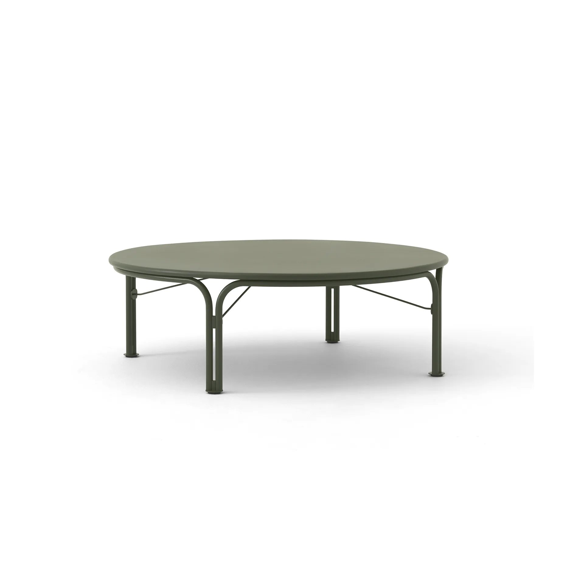 Thorvald SC109 coffee table, Bronze green, Ø115 cm &Tradition