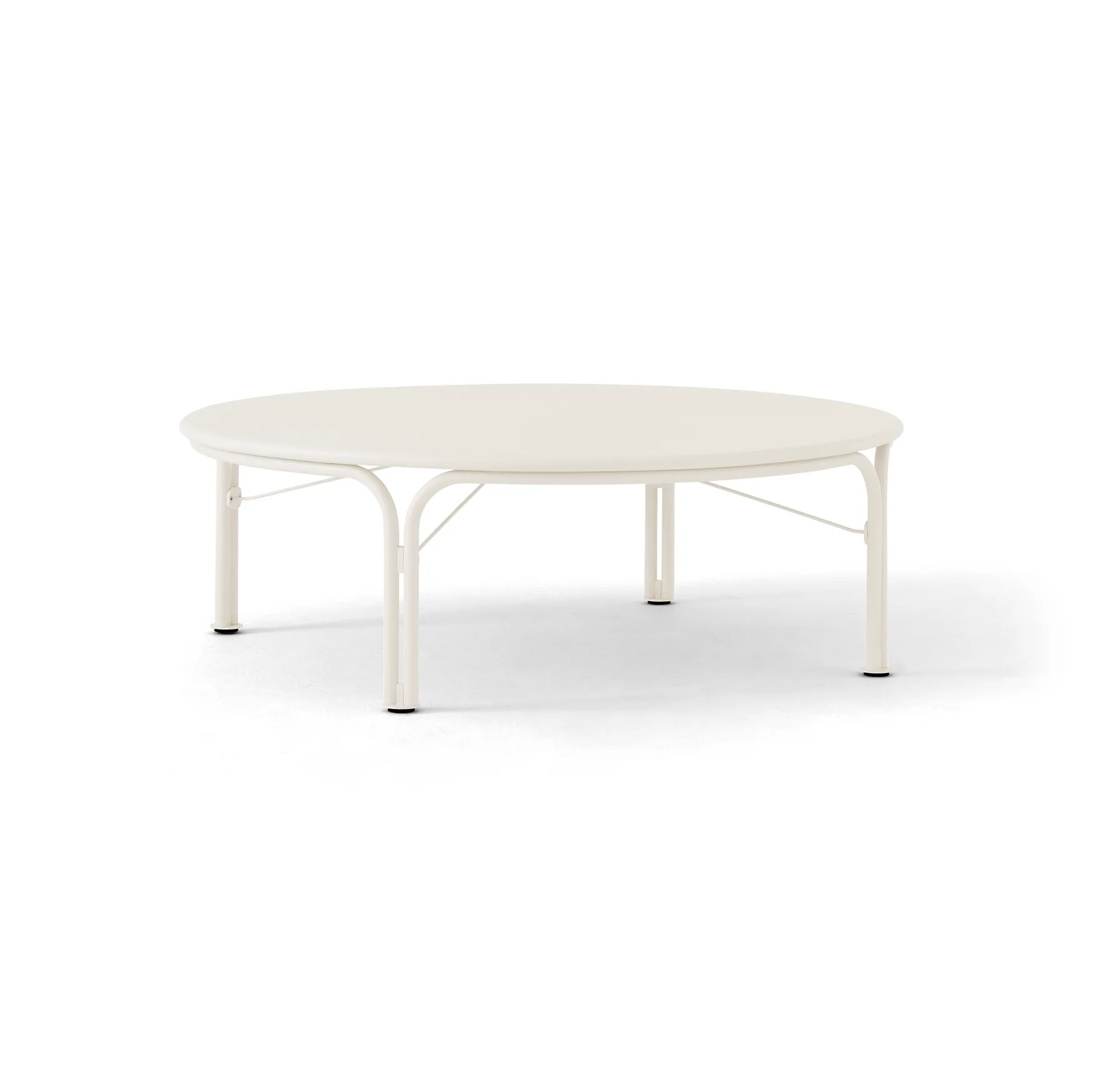 Thorvald SC109 coffee table, Ivory, Ø115 cm &Tradition